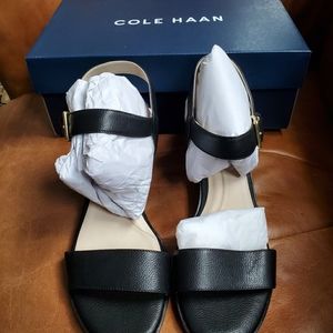 COLE HAAN BLACK SANDALS